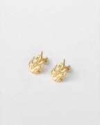 FLAME EARRING GOLD-PLATED